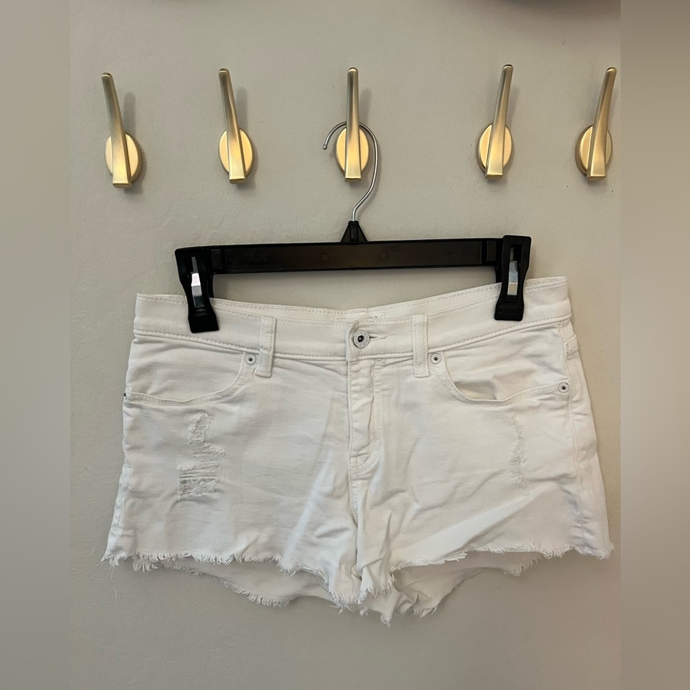Lila Ryan White Denim Shorts, Sz 27